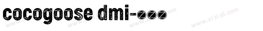 cocogoose dmi字体转换